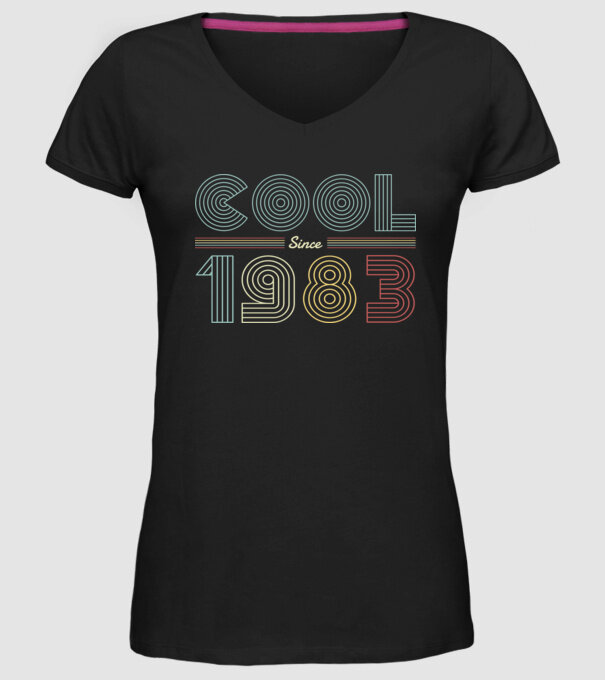Cool since 1983 minta fekete pólón