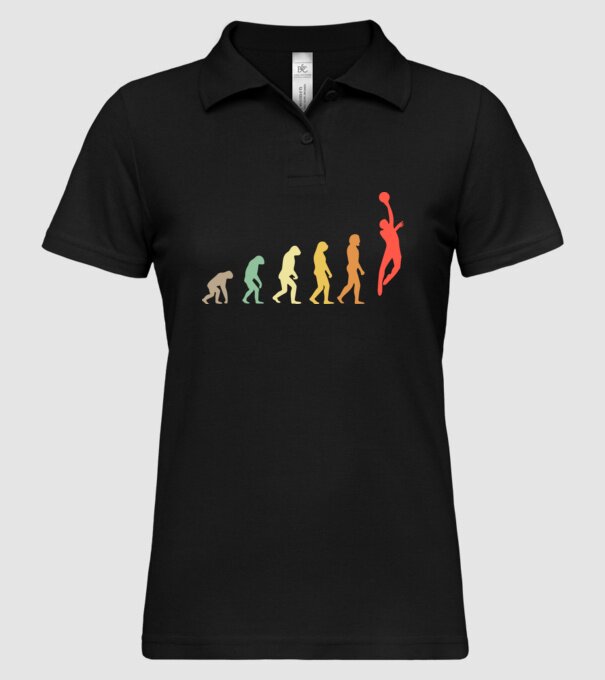 Kosaras evolúció minta fekete pólón