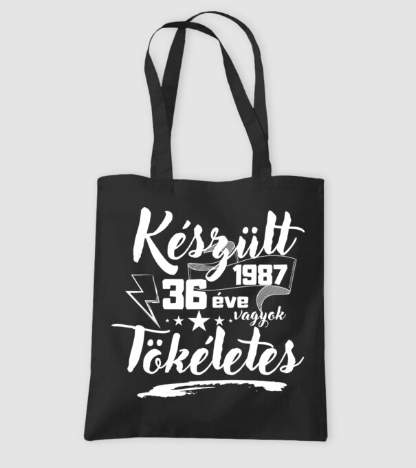 36 éve tökéletes minta fekete pólón