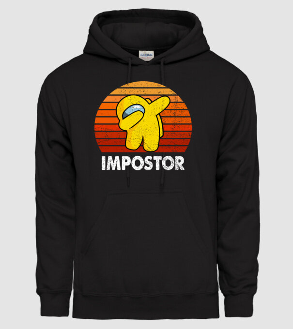 Impostor minta fekete pólón