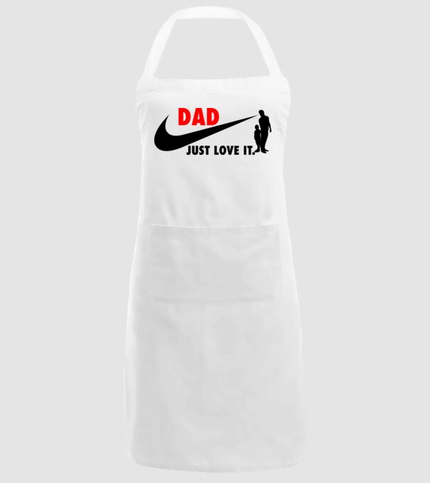 Dad just love it minta fehér pólón