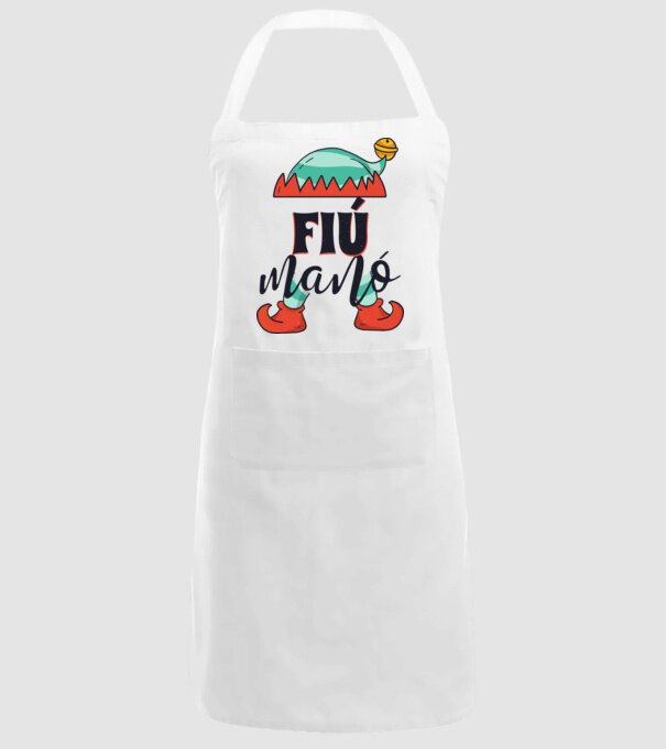 Fiú manó minta fehér pólón