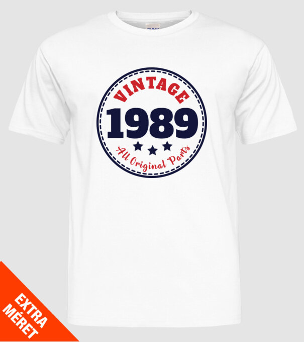 1989 minta fehér pólón