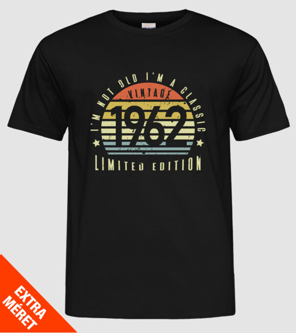 1962 minta fekete pólón