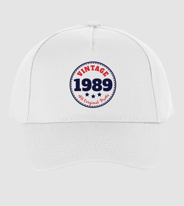 1989 minta fehér pólón