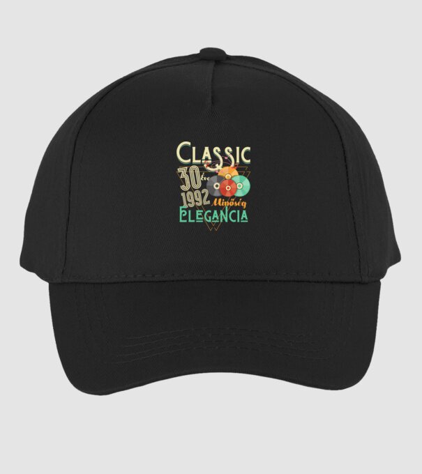 Classic 30 éve minta fekete pólón