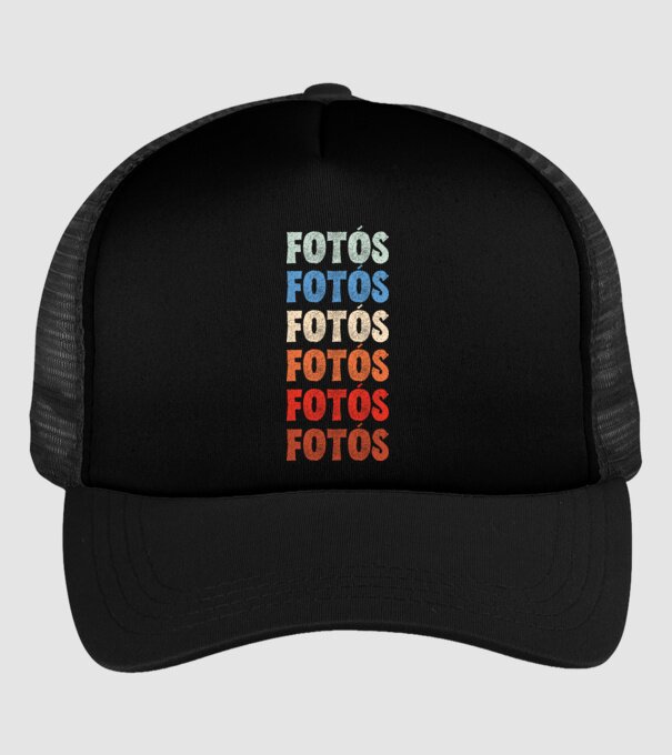 Fotós minta fekete pólón