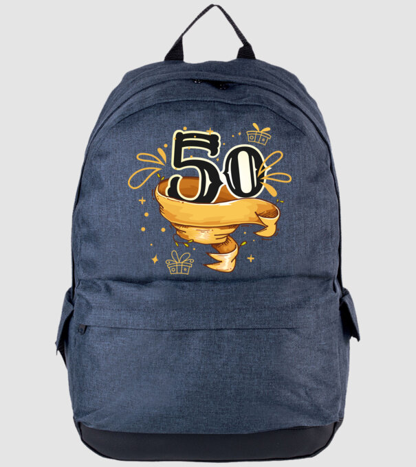 50 minta farmerkék pólón