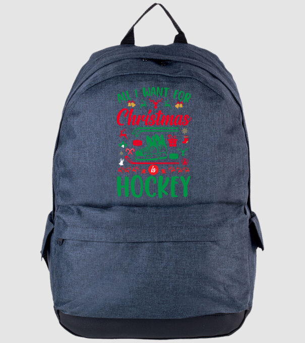 All I want for Christmas is hockey minta farmerkék pólón
