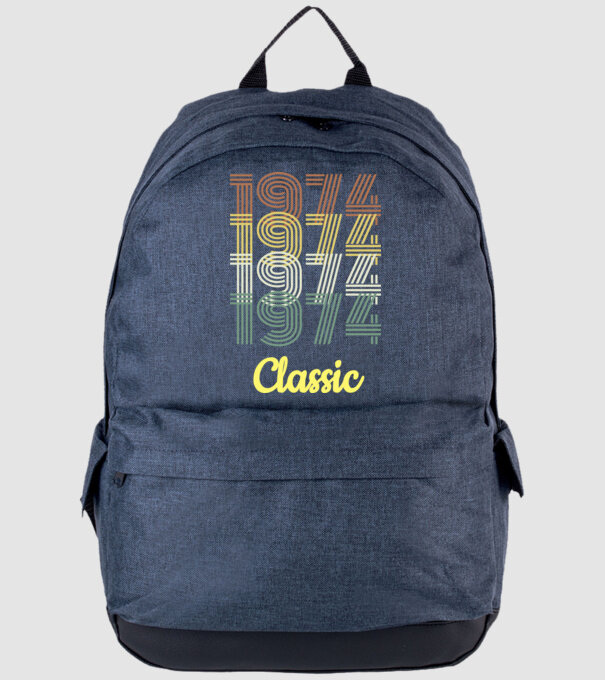 Classic 1974 minta farmerkék pólón