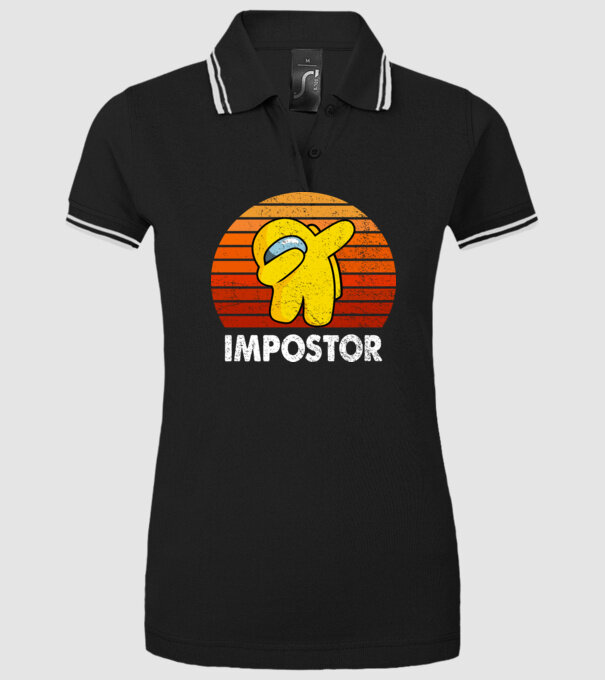 Impostor minta fekete pólón