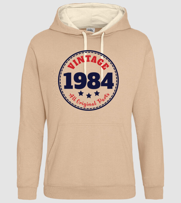 1984 minta homokszín pólón