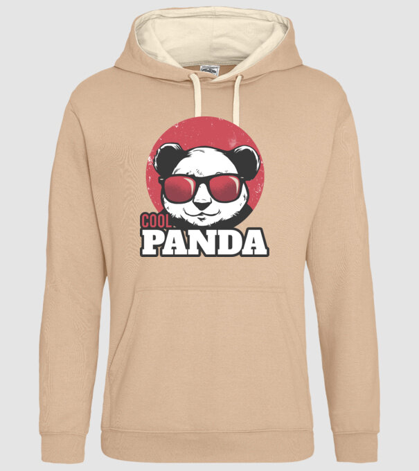 Cool Panda minta homokszín pólón
