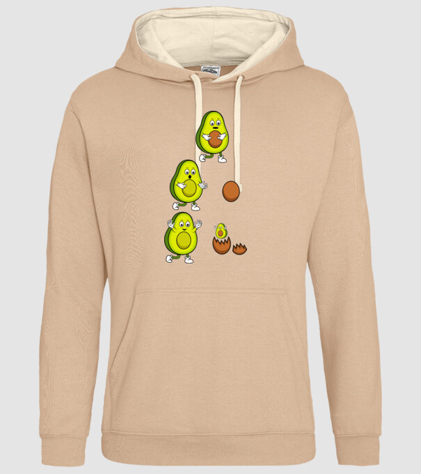 Mamacado minta homokszín pólón