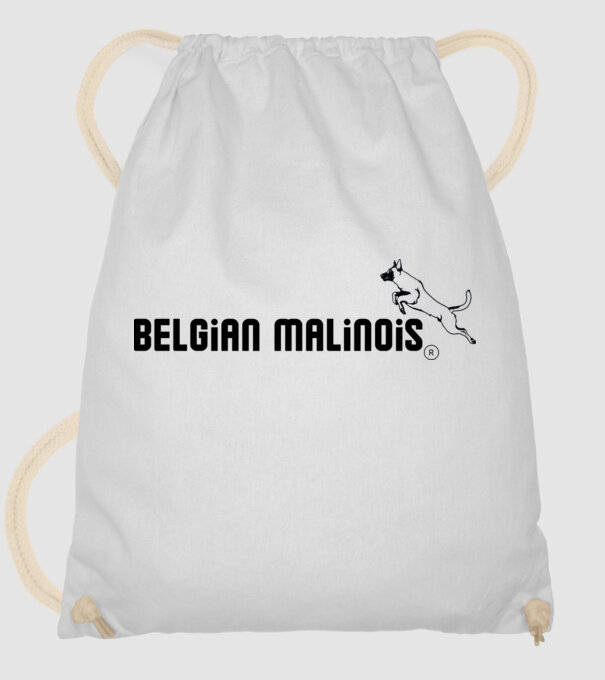 Belga juhászkutya minta fehér pólón