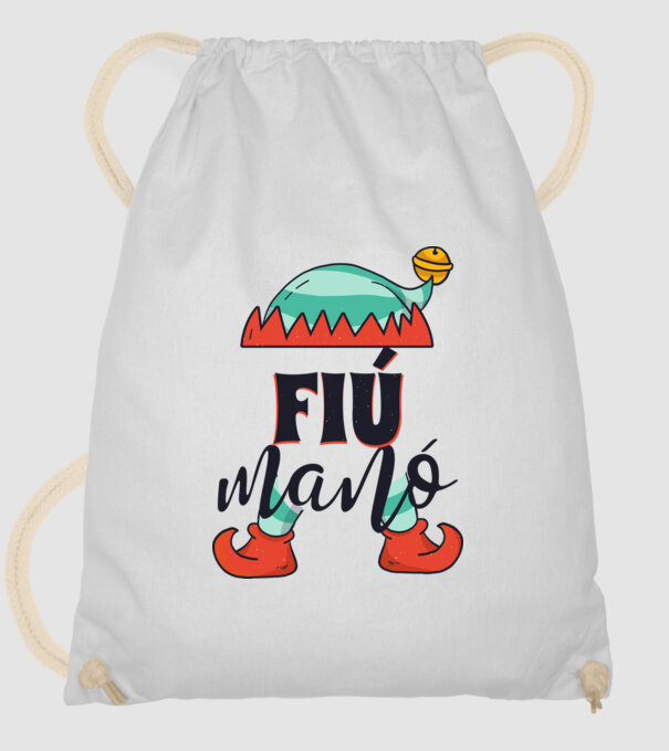 Fiú manó minta fehér pólón