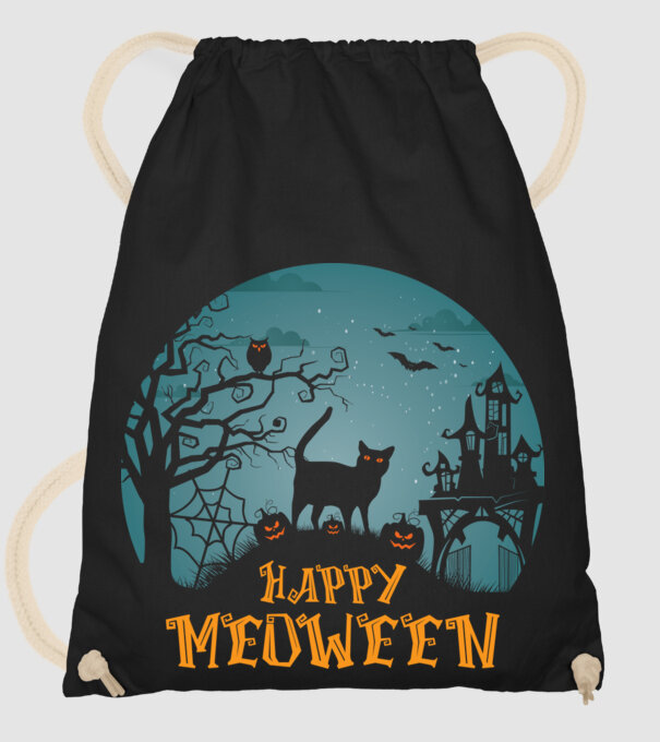 Halloween minta fekete pólón
