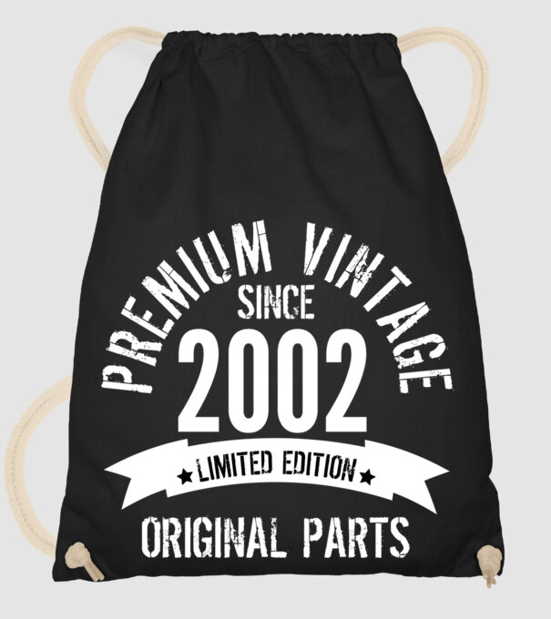 Prémium Vintage 2002 minta fekete pólón