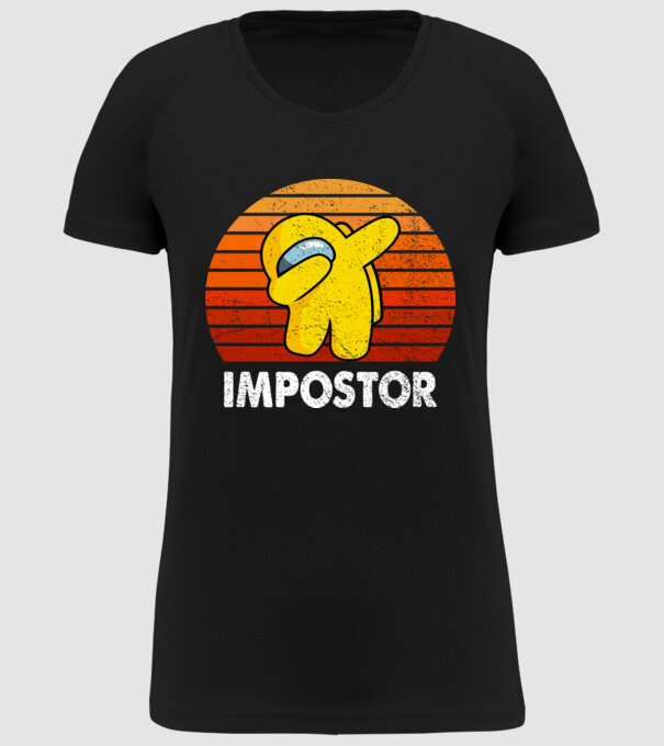 Impostor minta fekete pólón