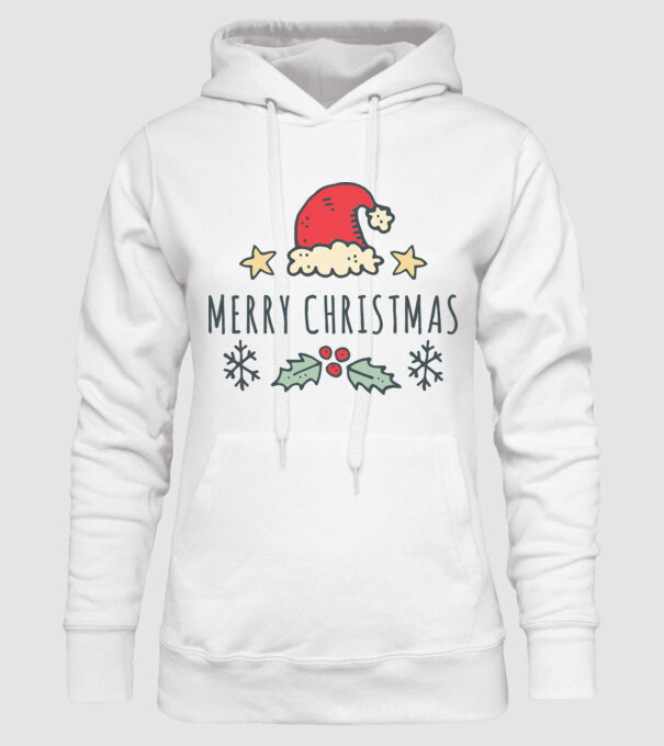 Merry Christmas 3 minta fehér pólón