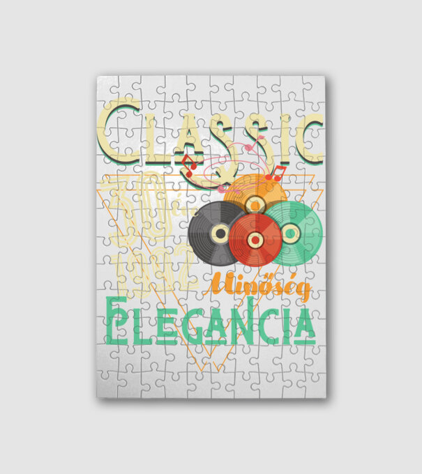 Classic 30 éve minta fehér pólón