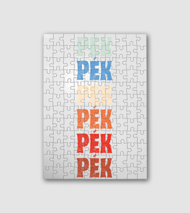 Pék minta fehér pólón