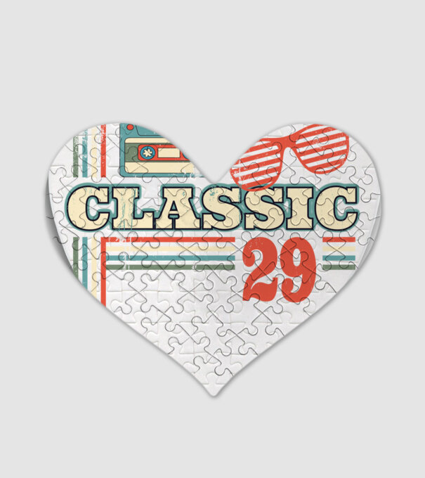 Classic 29 minta fehér pólón