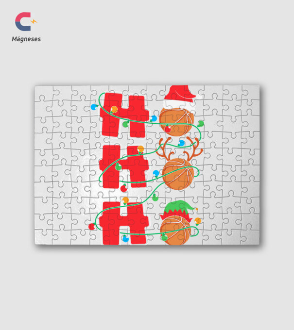 Ho ho ho kosaras minta fehér pólón