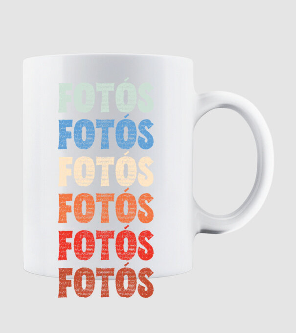 Fotós minta fehér pólón