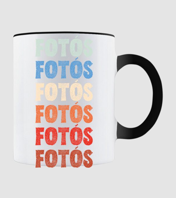 Fotós minta fekete pólón