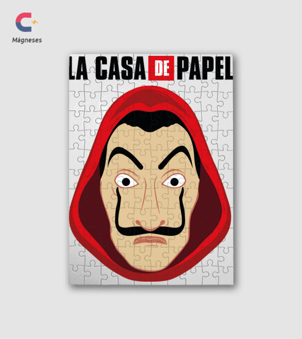 la-casa-de-papel-logo_vectorized2 minta fehér pólón
