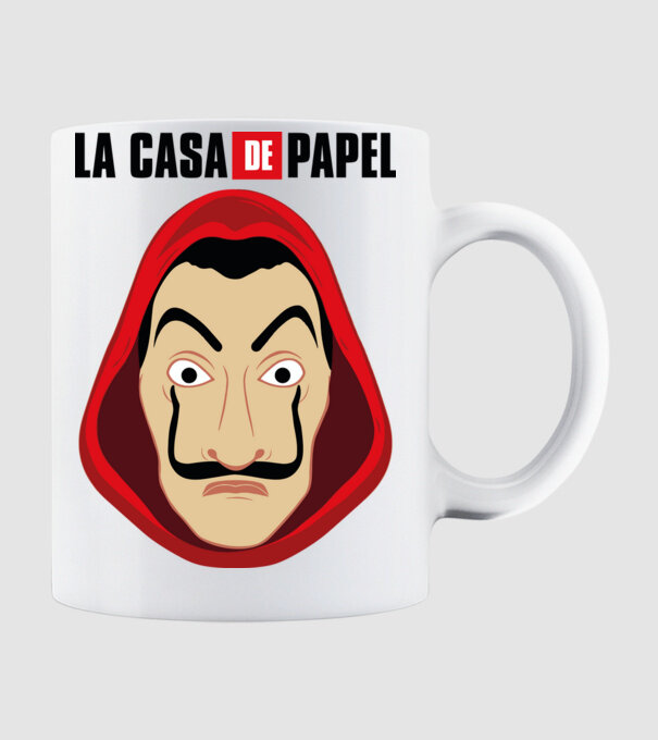la-casa-de-papel-logo_vectorized2 minta fehér pólón