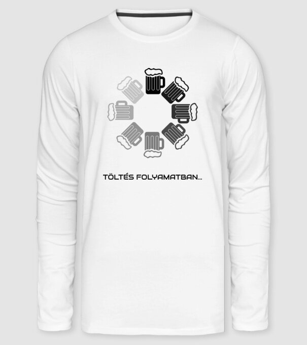 TÖLTÉS FOLYAMATBAN... minta fehér pólón