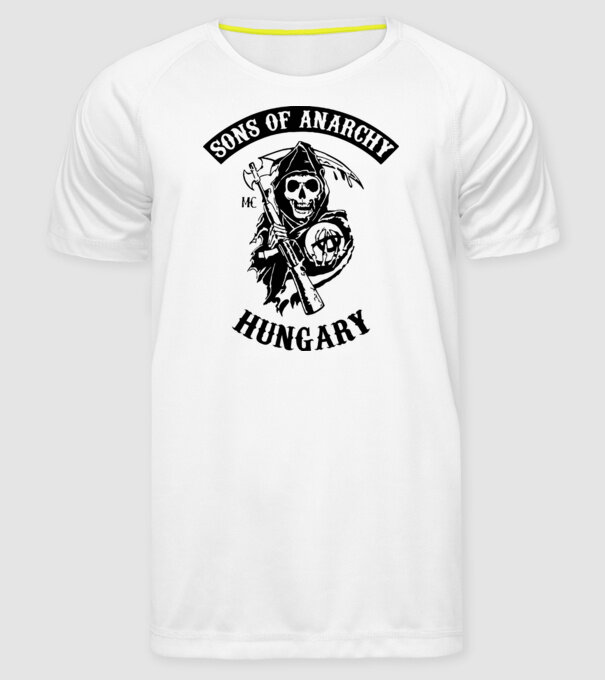 sons of anarchy minta fehér pólón