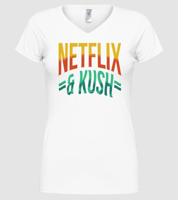 netflix and kush minta fehér pólón