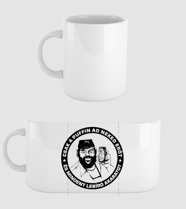 Bud spencer minta fehér pólón