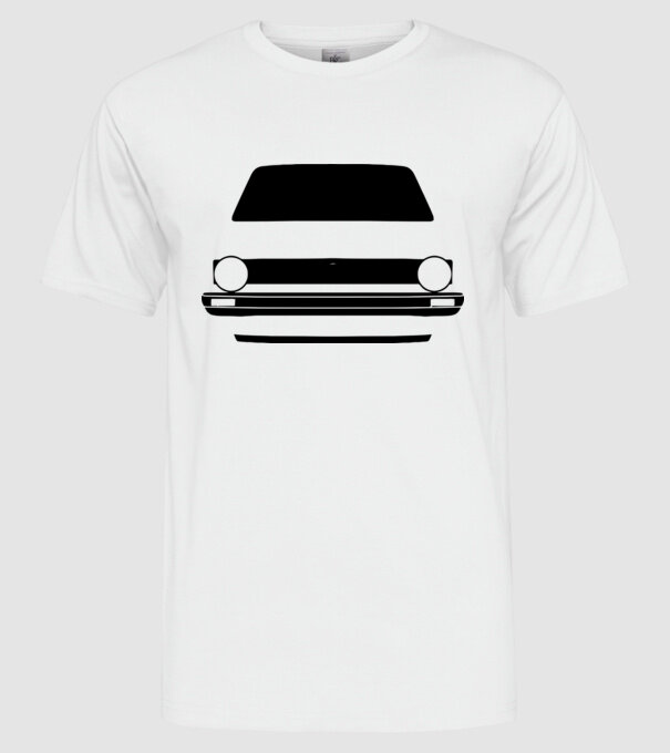volkswagen mk1 minta fehér pólón