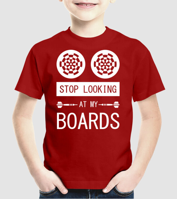 Stop looking színezhető minta piros pólón