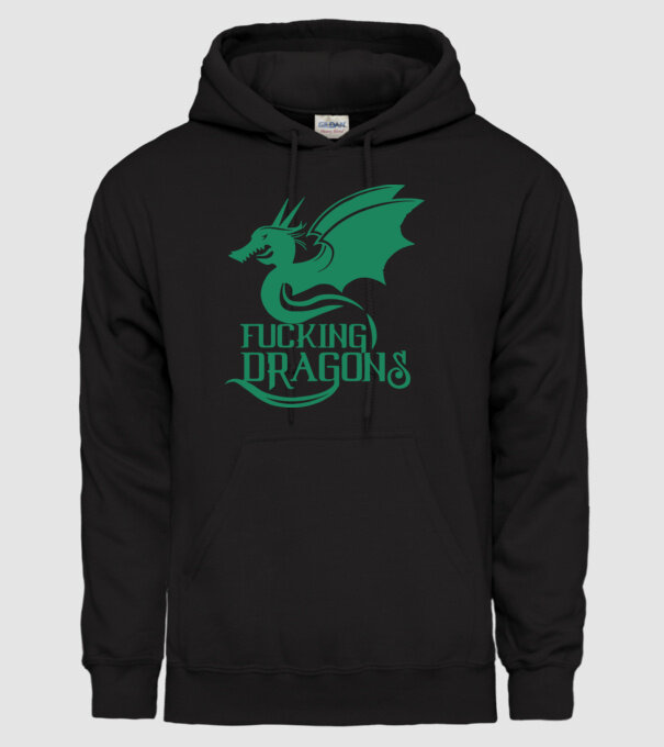 F*cking dragons minta fekete pólón