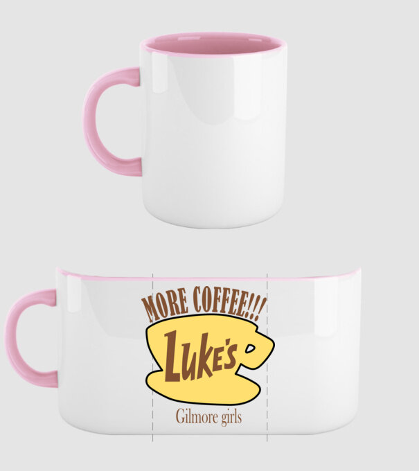 Gilmore Girls minta világos rózsaszín pólón