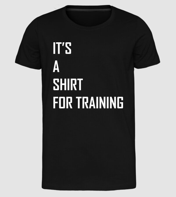 It's a shirt for training 2 minta fekete pólón