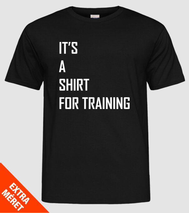 It's a shirt for training 2 minta fekete pólón