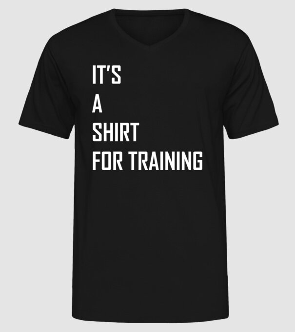 It's a shirt for training 2 minta fekete pólón