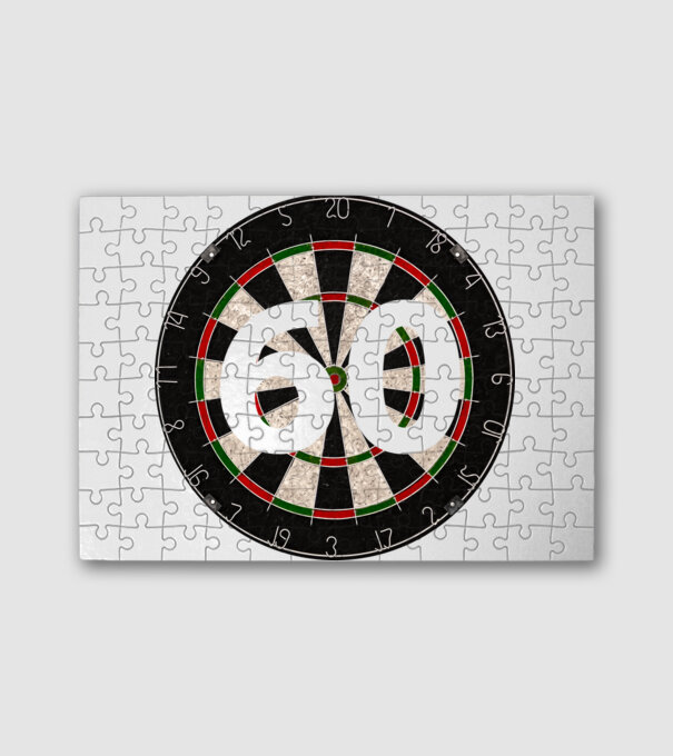 60 darts tábla születésnapra, MIA minta fehér pólón