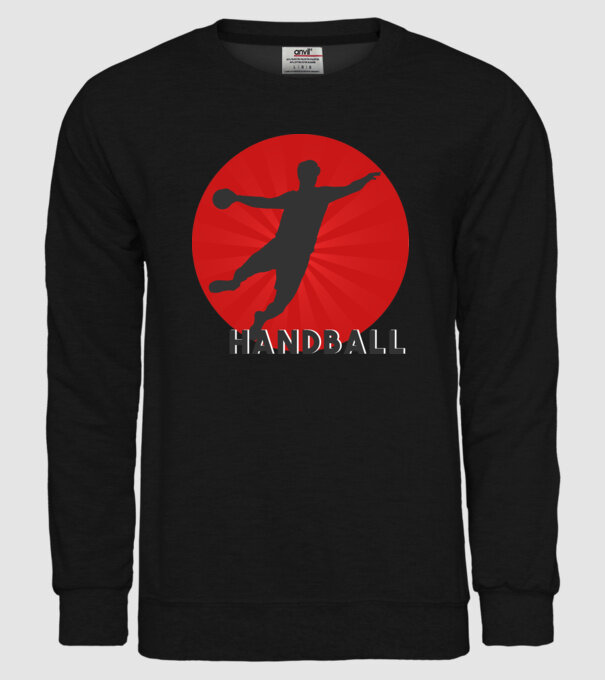 Handball - Kézilabda minta fekete pólón