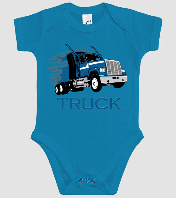 Truck - Kamion minta türkiz pólón