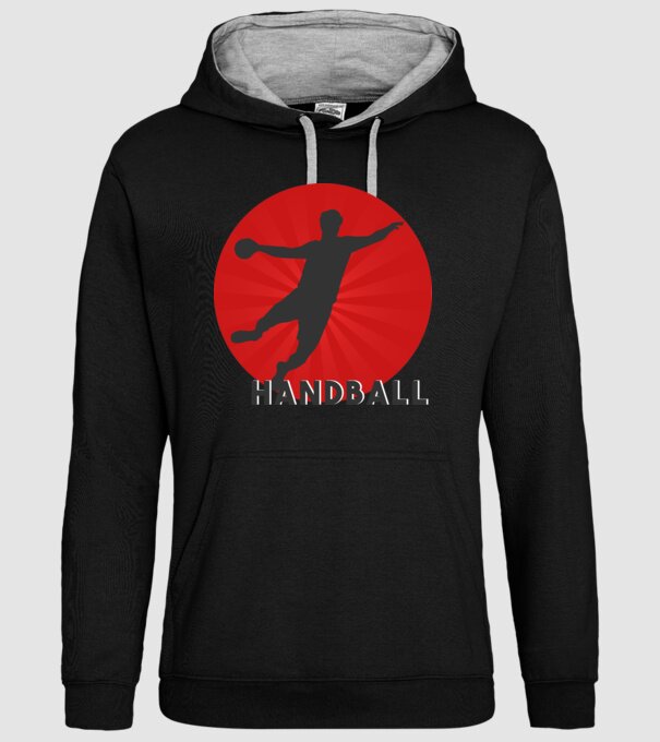 Handball - Kézilabda minta fekete pólón