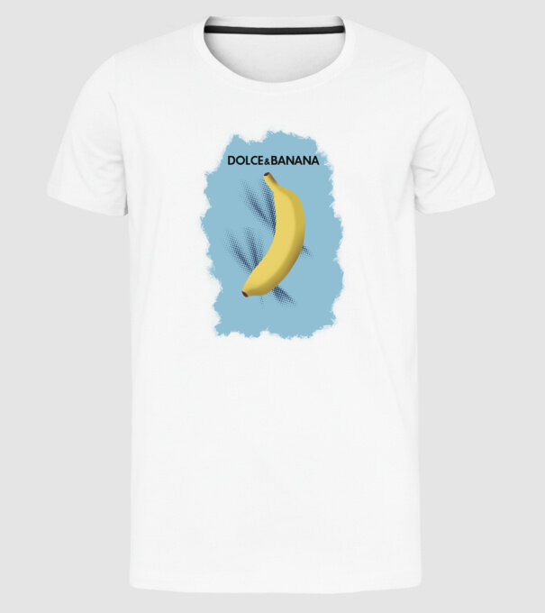 Dolce & Banana minta fehér pólón