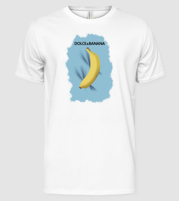 Dolce & Banana minta fehér pólón