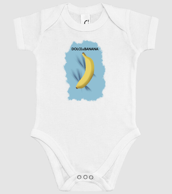 Dolce & Banana minta fehér pólón